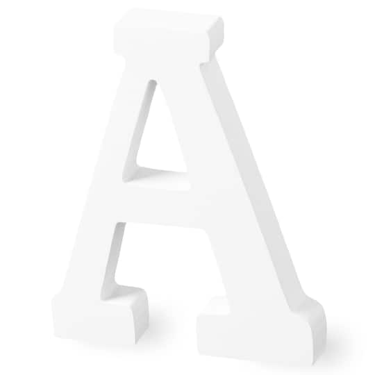 4.75" White MDF Letter by Make Market